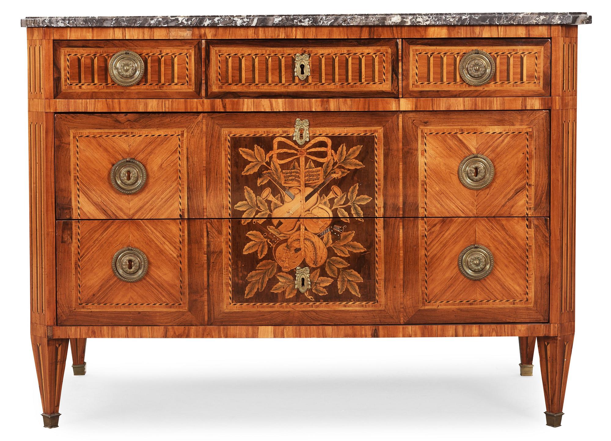 A French Louis XVI late 18th century commode.