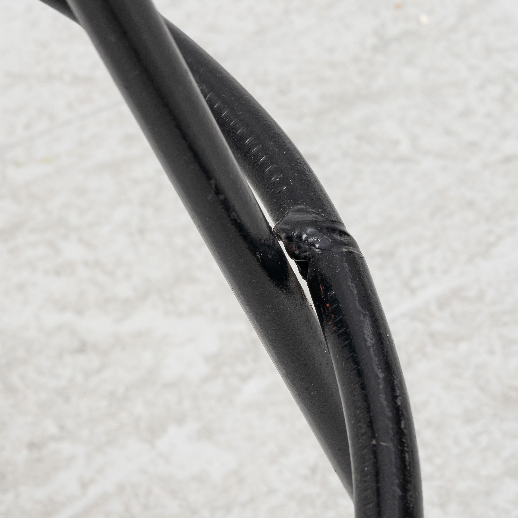 Bar counter and three chairs, 1970s.