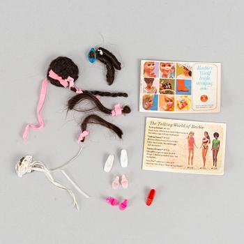 A collection of four Mattel 1960's /70's Barbiedolls with accessories.