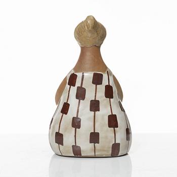 Lisa Larson, figurin, stengods, "Charlotta", Gustavsberg.