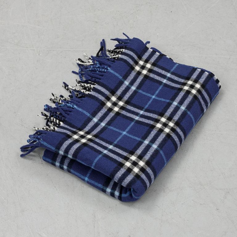 Burberry, a wool and cashmere shawl.