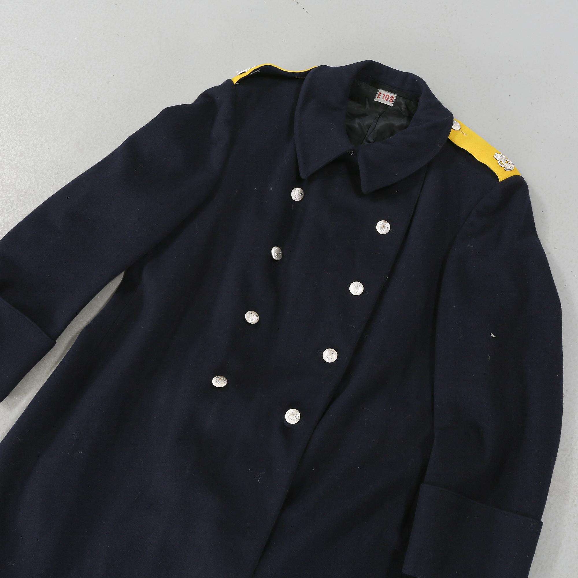 Four uniforms for the swedish army, model 1886.