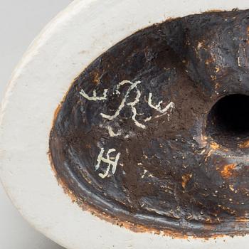 HARALD SALOMON, signed stoneware sculpture.
