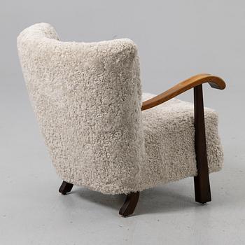 Armchair, Danish master cabinetmaker, 1940s.
