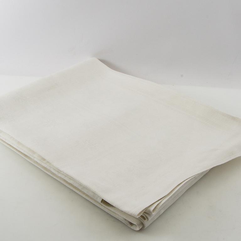 Tablecloths 3 pcs mid-20th century damask.