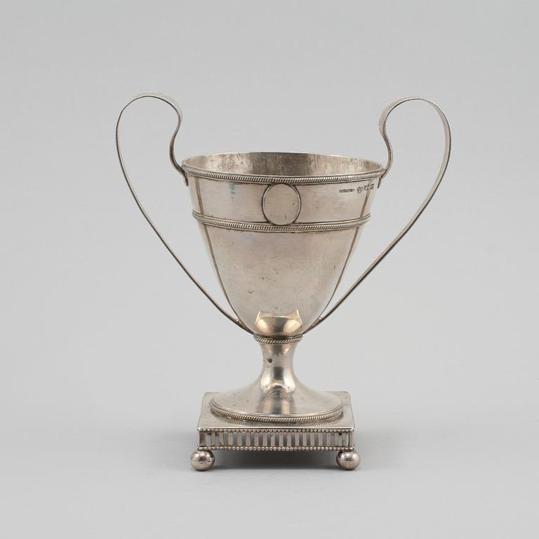 POKAL, silver, Eric Björkman, Eskilstuna, 1799, vikt 390 g.