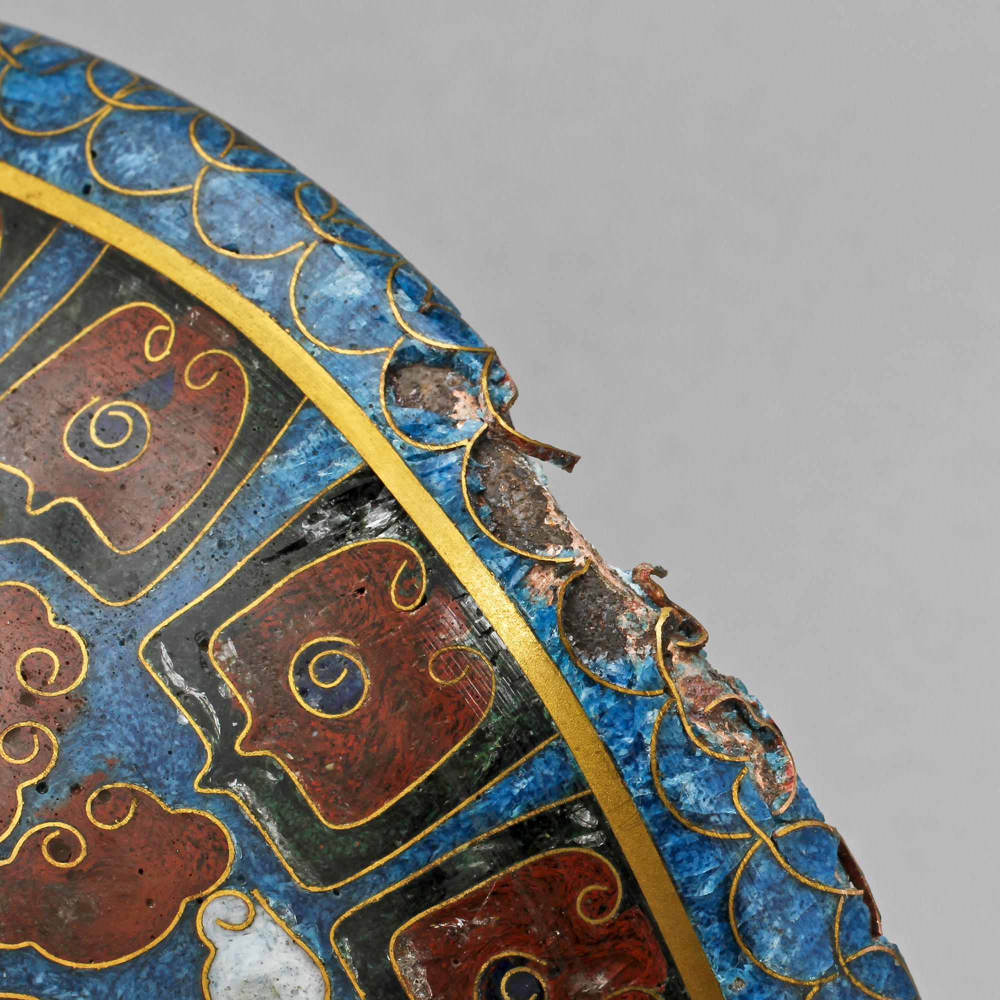 VAS, cloisonné, Kina, 1800-tal.