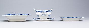 SERVISDELAR, 15 delar, flintgods, "Skåne", Rörstrand, 1900-tal.