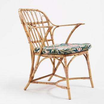 Josef Frank, a rattan chair model "B 1184", Firma Svenskt Tenn, probably 1950s.