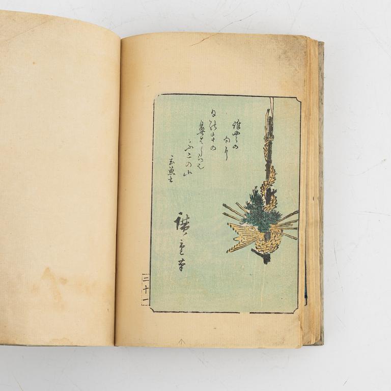 Bok med färgträsnitt, 1800-talets andra hälft.