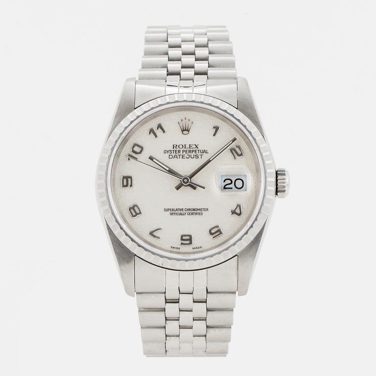 ROLEX, Oyster Perpetual, Datejust, armbandsur, 36 mm.
