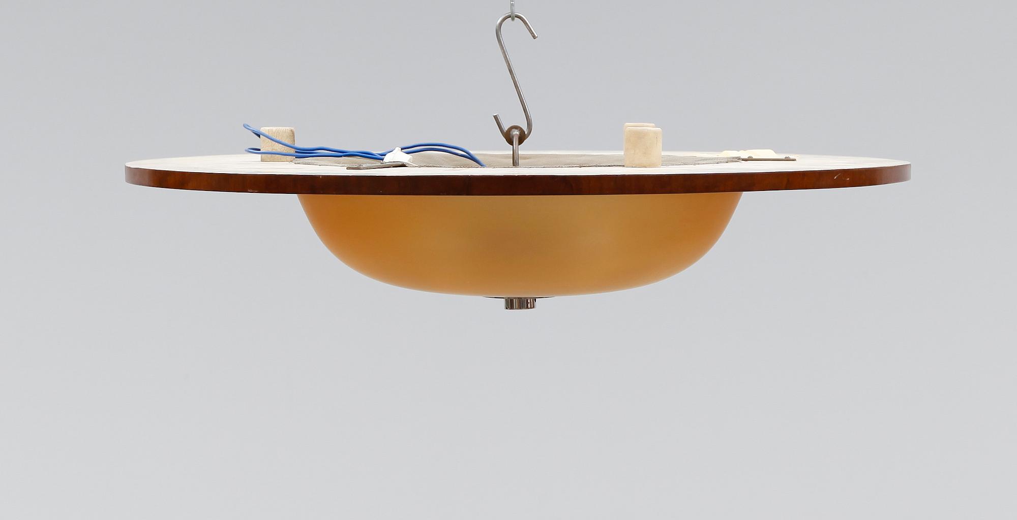 TAKPLAFOND, sannolikt Birger Ekman, Mjölby Intarsia, 1930-tal.