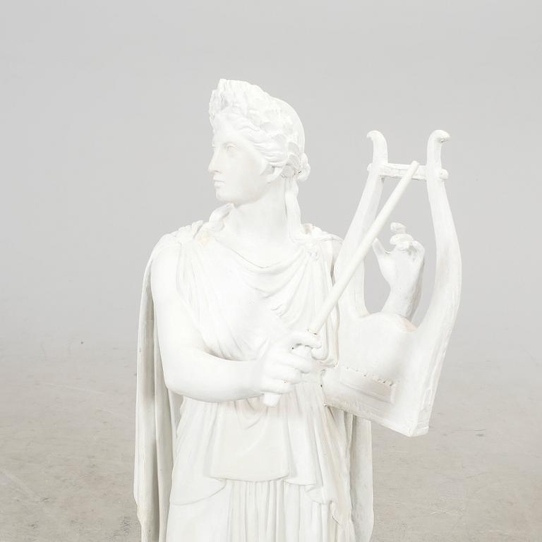 A plaster statue of Erato modern copy.