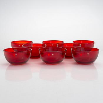 Kaj Franck, A set of eight dessert bowls "Teema", Iittala, Finland.