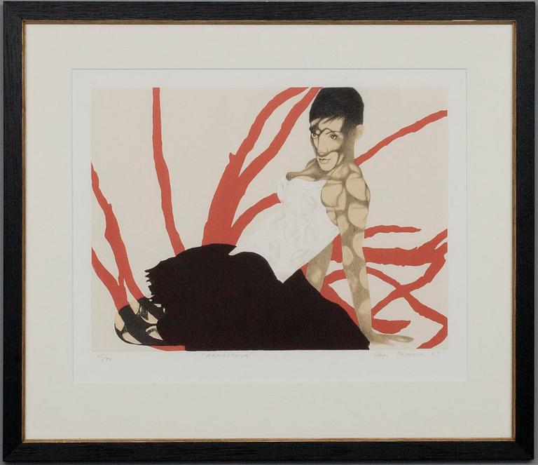 SARI TENNI, serigrafi,  signerad och daterad -07, numrerad 15/70.