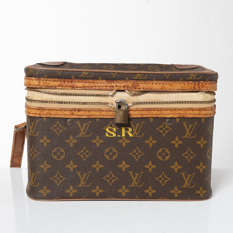 Louis Vuitton, Beauty box/ Vanity case, vintage.