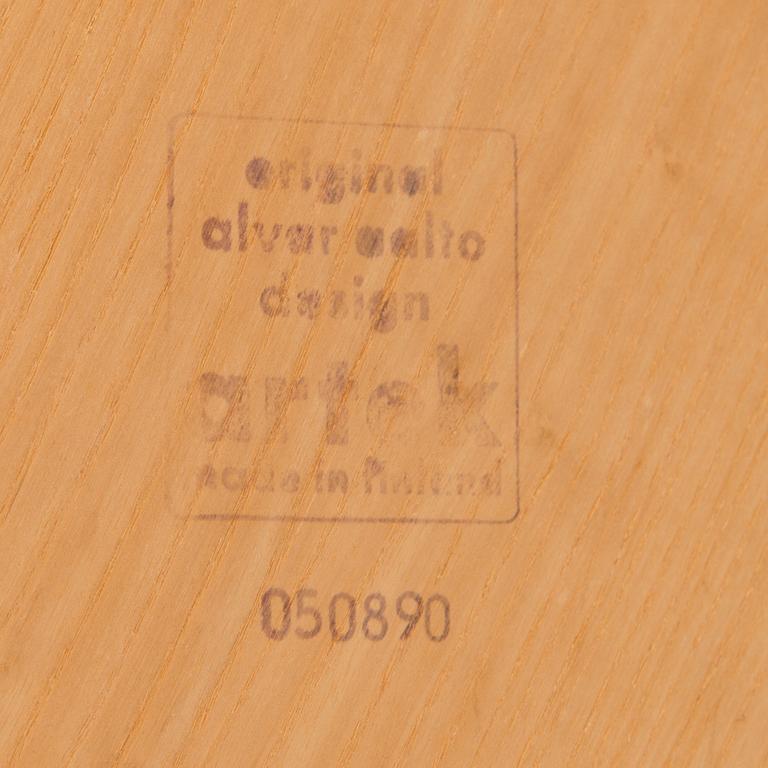 ALVAR AALTO, A 'model *90A' table for Artek, second half of 20th Century.