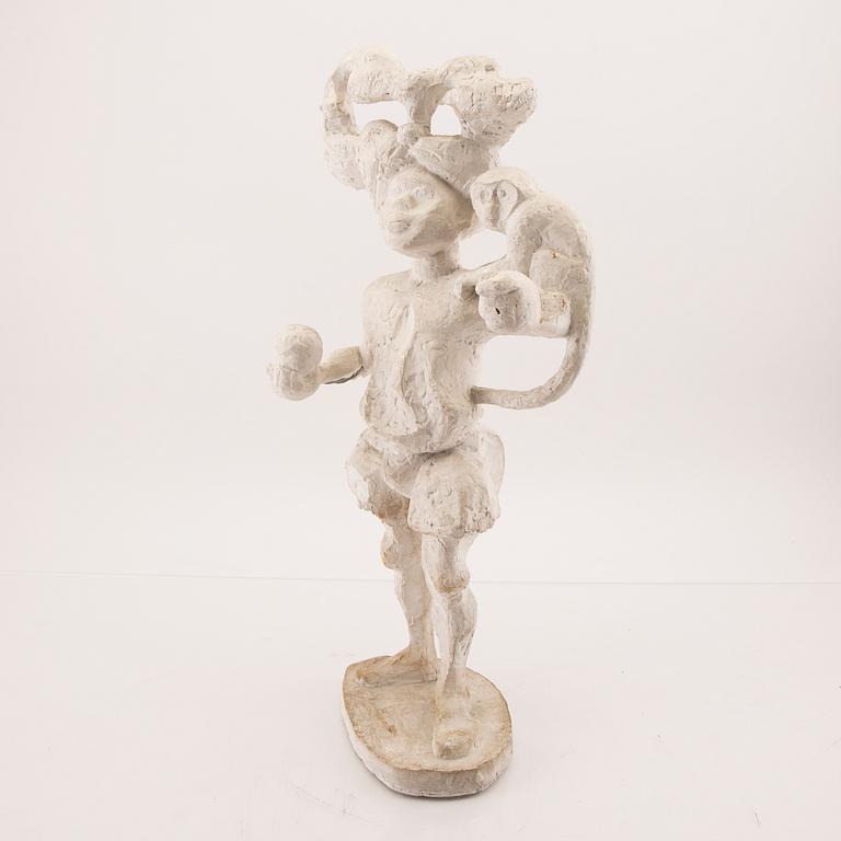 Stig Blomberg, skulptur signerad gips.