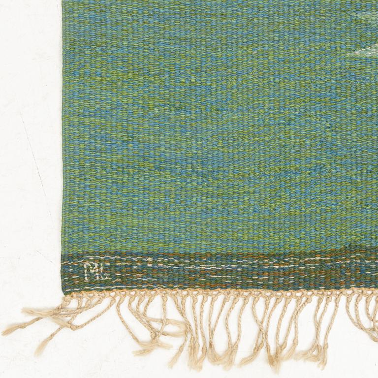 Magnhild Lundsten, matta, rölakan, signerad ML, ca 270 x 150 cm.