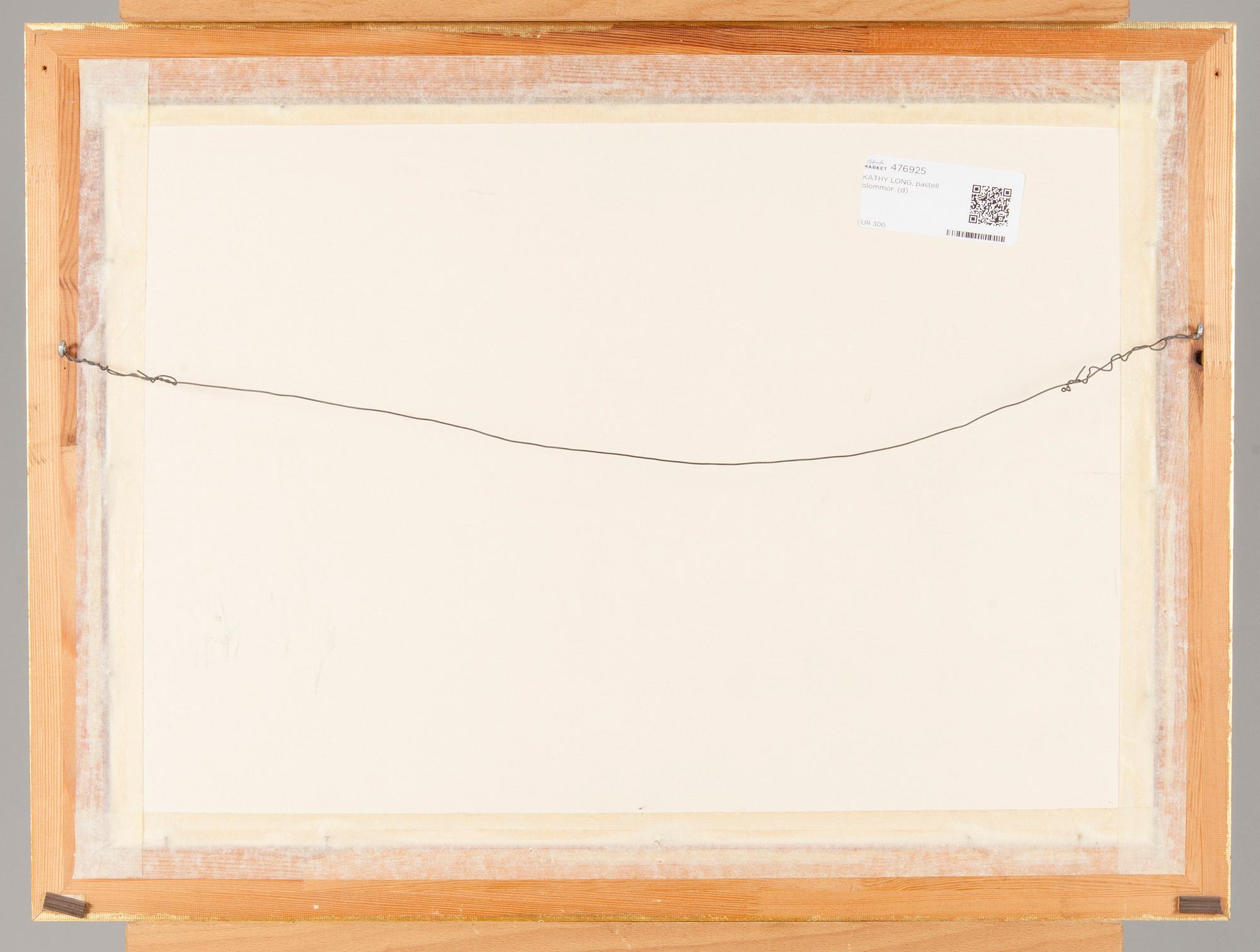 KATHY LONG, pastell, signerad.