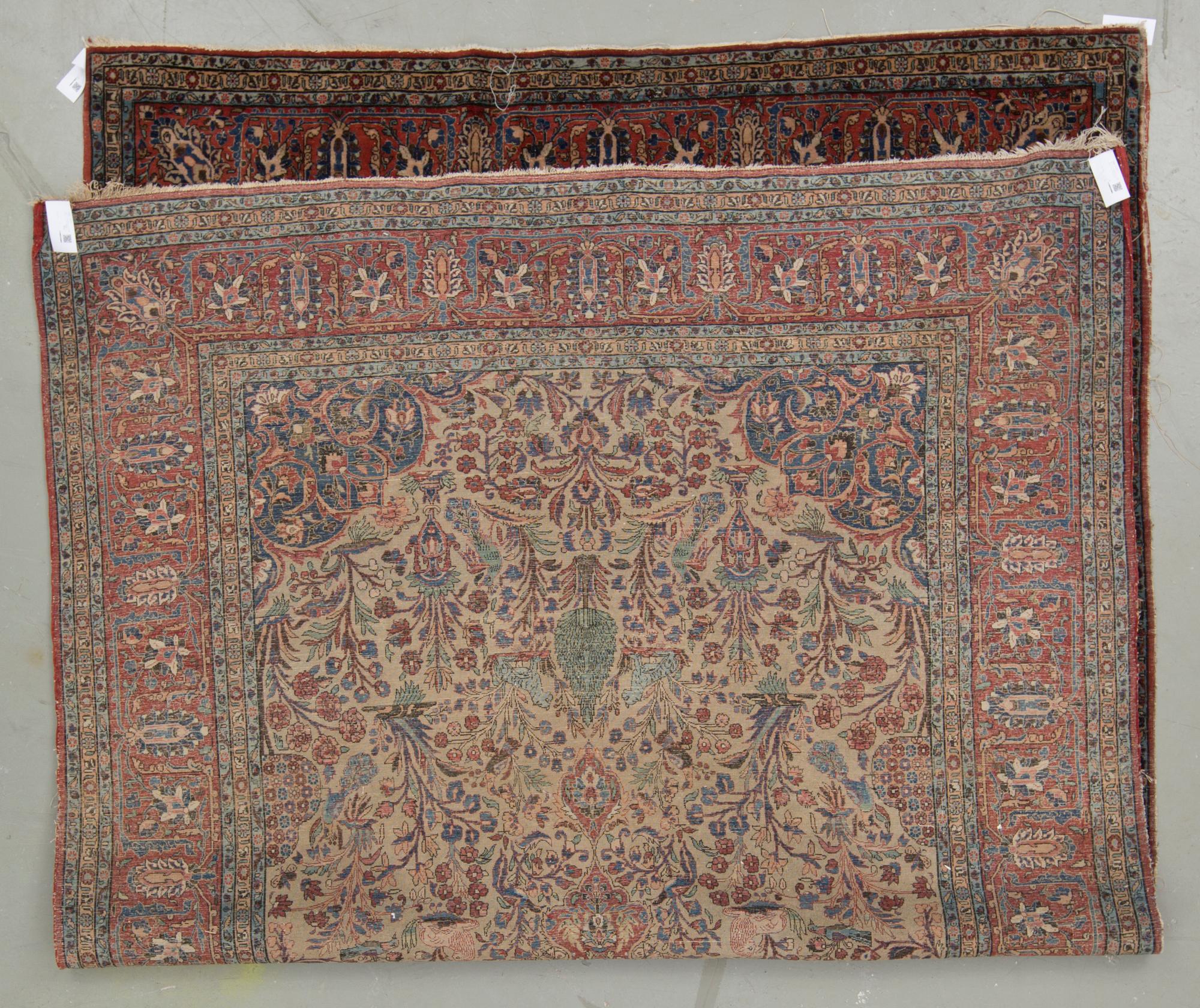 MATTA, semiantik, sannolikt Keshan. Ca 316x200 cm.