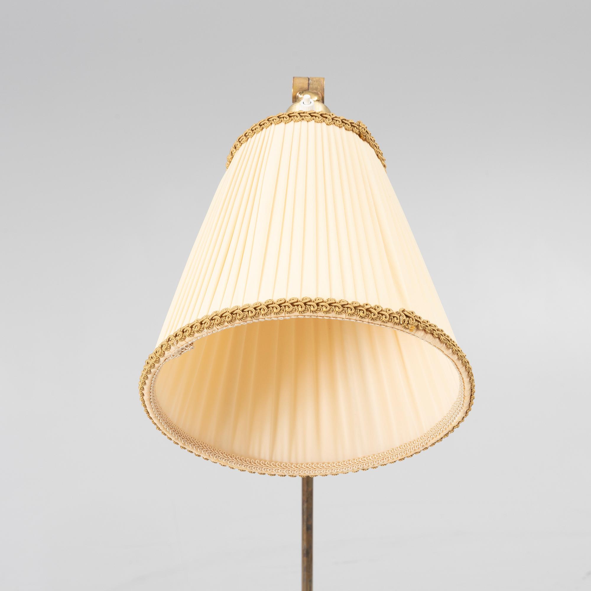 Bertil Brisborg, a floor lamp, model Triva "531-011", Nordiska Kompaniet, 1950s.