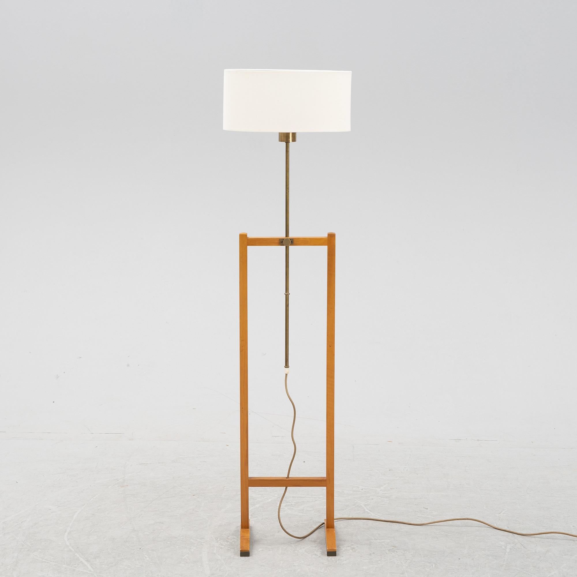 Josef Frank, a model 2548 floor lamp, Firma Svenskt Tenn, designed in 1952.