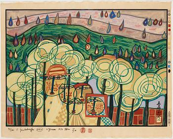 Friedensreich Hundertwasser, Portfolio "Midori No Namida".