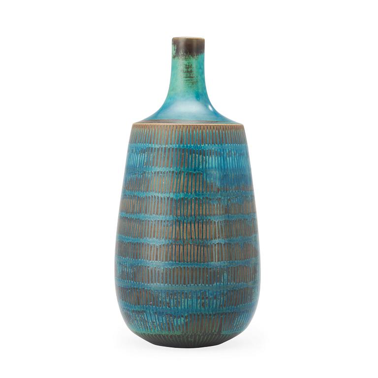 A Stig Lindberg stoneware vase, Gustavsberg Studio 1958-59.