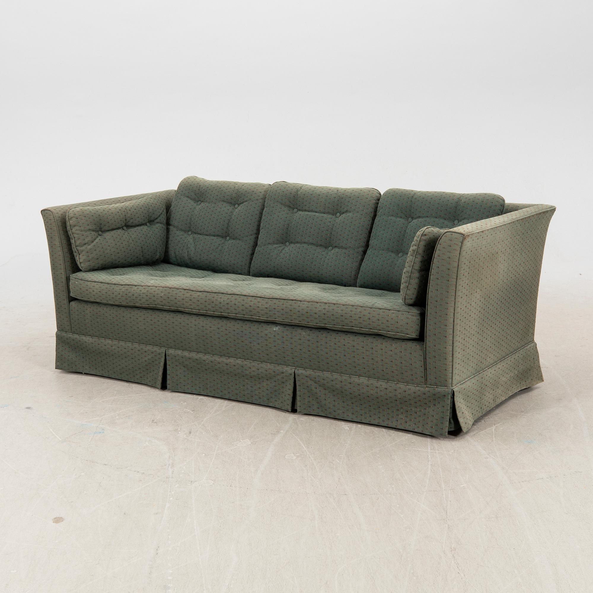 A three-seater sofa from the second half of the 20th century.