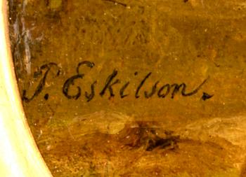 Peter Eskilson, olja på duk signerad.