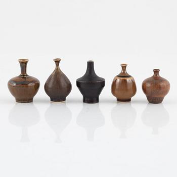 Miniatyrer, 25 st, bl.a. Johan Andersson, Höganäs.