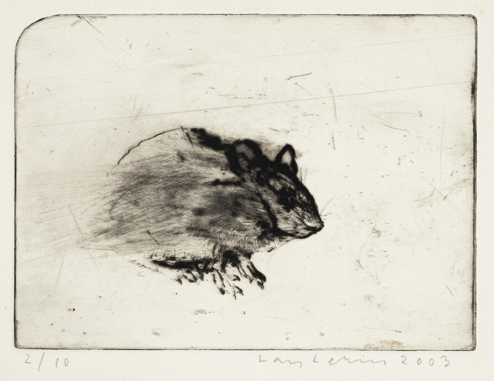 Lars Lerin, "Skogsmus".