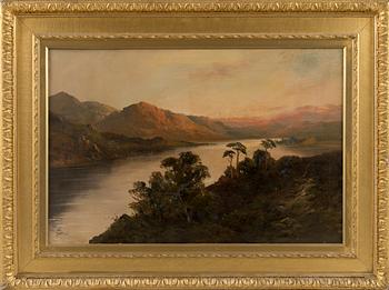 Joel Owen, (Francis E Jamieson), Vuoristomaisema ylhäältä.