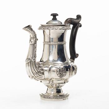 Carl Petter Norlin, mockakanna, silver, senempire, Malmö 1842.