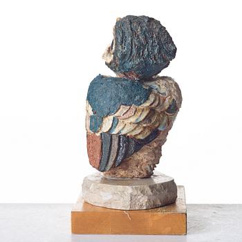 Tyra Lundgren, a stoneware sculpture, Sweden 1960-70's.