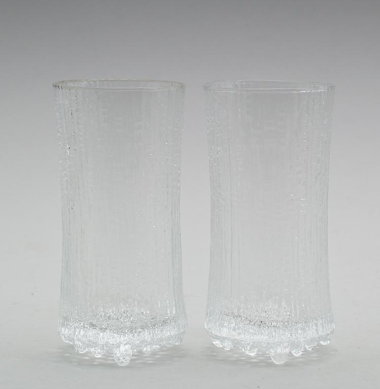 SELTERGLAS, 12 st, "Ultima Thule", Tapio Wirkkala, Iittala.