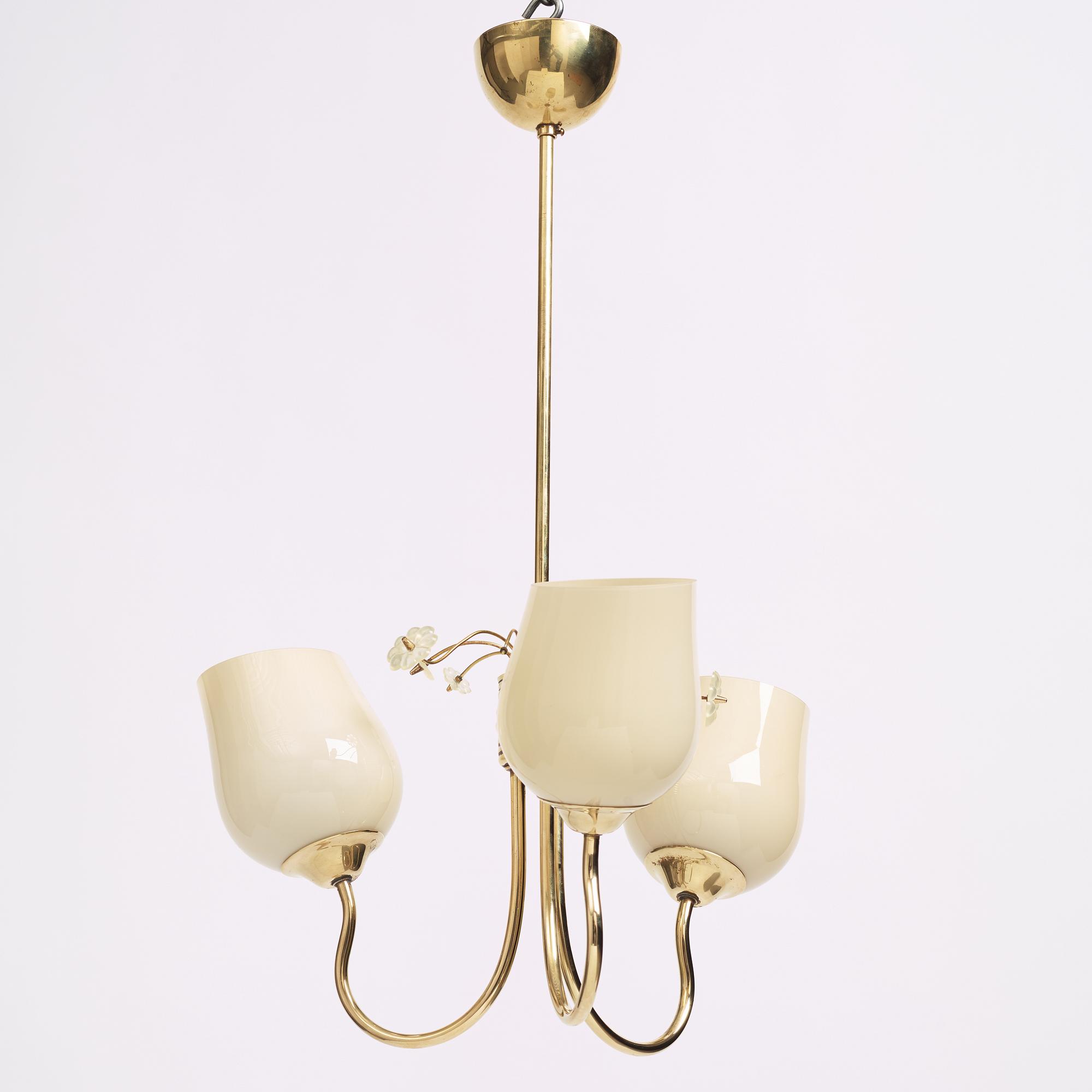 Itsu, taklampa, modell "ER 79/3", Finland 1950-tal.