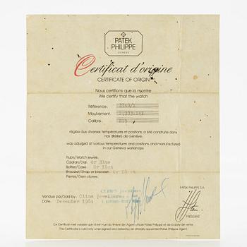 Patek Philippe, Geneva, Golden Ellipse, wristwatch, 27 x 32 mm.