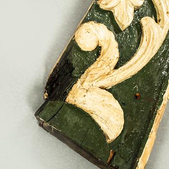 19th century ship ornament in three pieces.