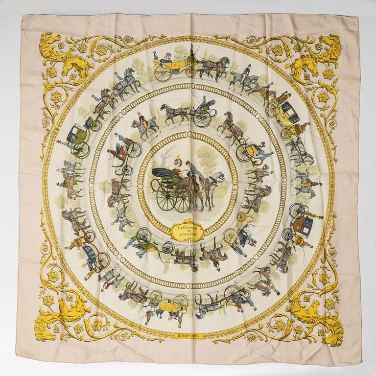 Hermès, scarves, 2 st.