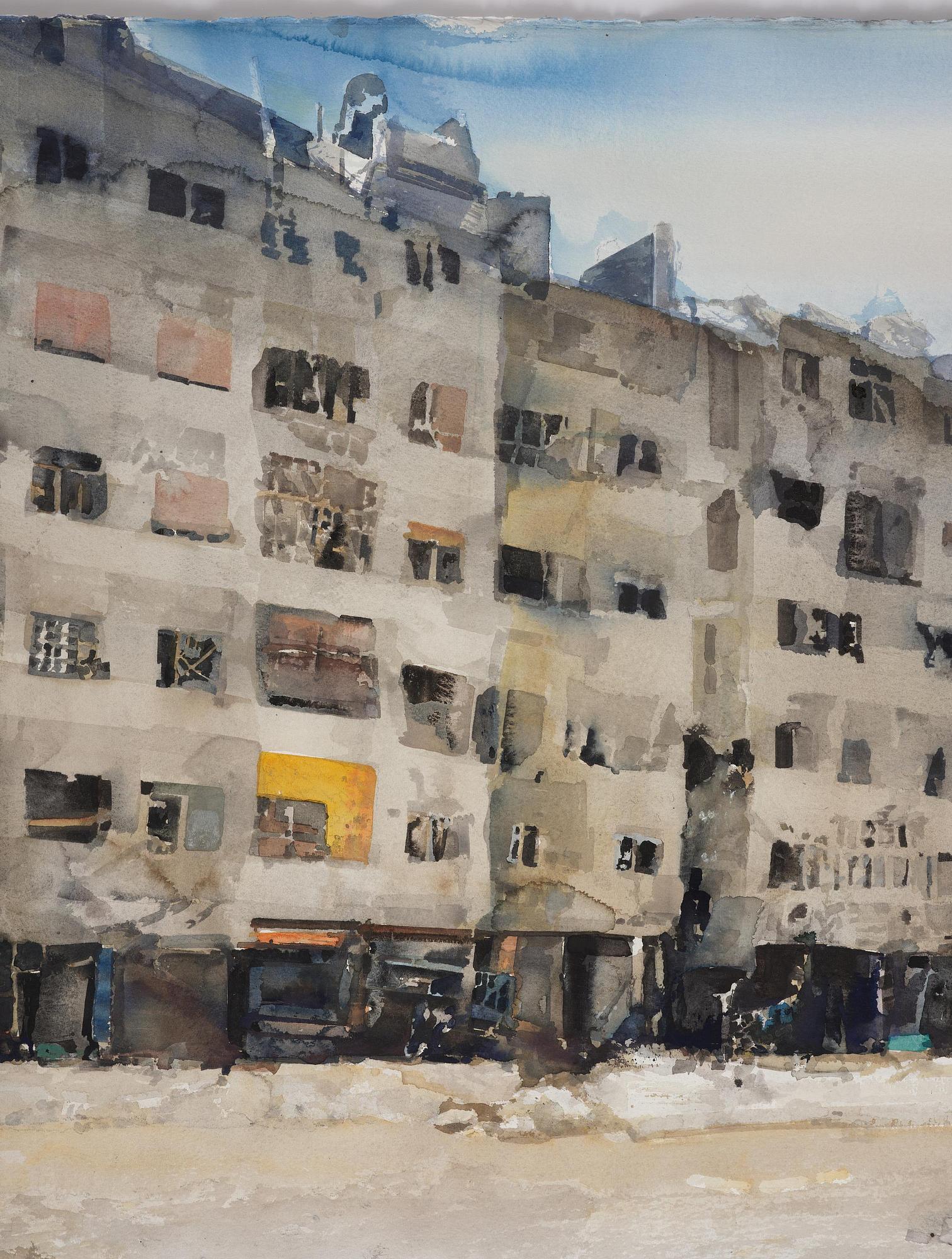 Lars Lerin, "Syrien III".