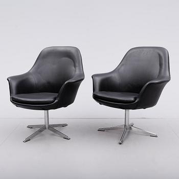 FÅTÖLJER, 1 par, 1960-tal.