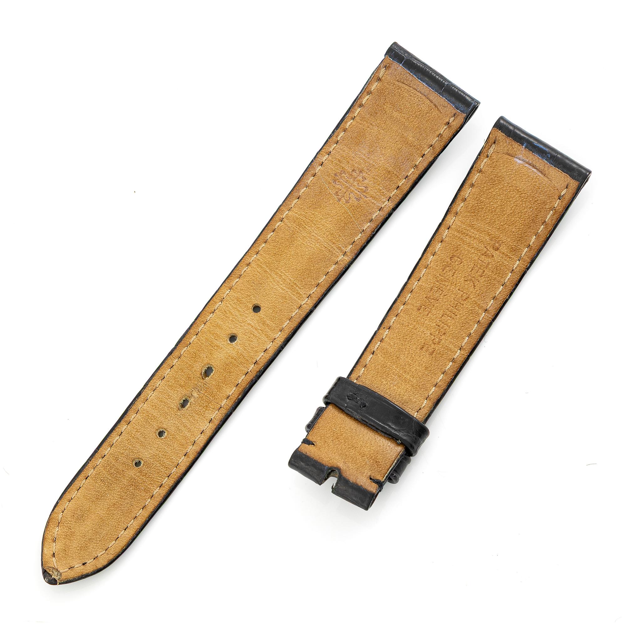 Patek Philippe, leather strap, “No Reserve”, 19/16 mm.