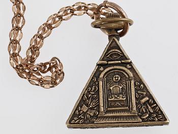 FICKUR, Hiram, frimurarsymboler.