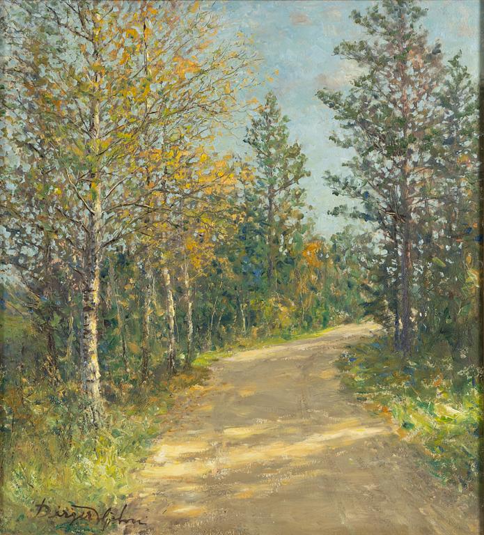 Birger Hjelm, "Solig höstfdag".