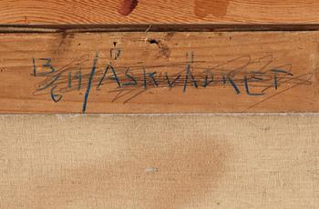 Gösta Adrian-Nilsson, "Christ revealed above the Eiffel Tower" (Kristus uppenbarar sig över Eiffeltornet (Kristus tillägnad)).