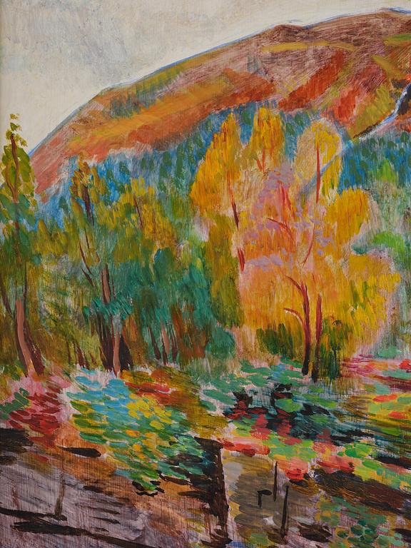 Isaac Grünewald, Autumn Landscape.