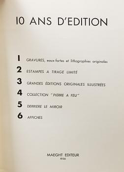 DERRIÈRE LE MIROIR, "10 ans d'edition", No. 92-93, 1956.