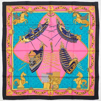 Hermès, scarf, "The Bissone of Venice".